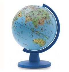 Tecnodidattica mappamondo Mini Safari Ø 16 cm luminoso