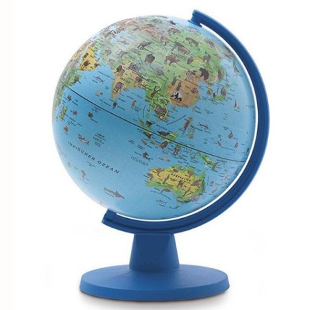Tecnodidattica mappamondo Mini Safari Ø 16 cm luminoso