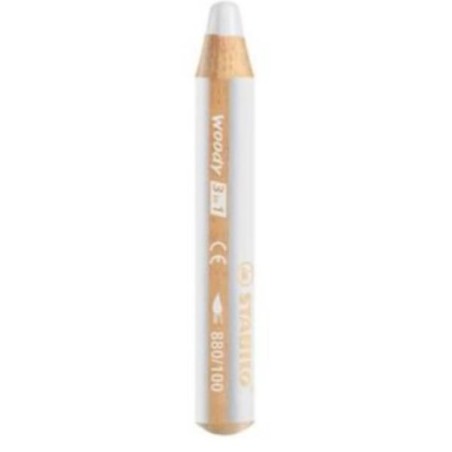 Stabilo Woody 3 in 1 matitone colorato verde ghiaccio mina 10