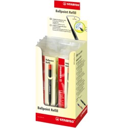 Stabilo Penna Refill Sfera Punta 0.5 mm 2/ rosso