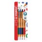Stabilo Pointball penna a sfera a scatto 0,5 mm astuccio 4 colori assortiti ricaricabile 6030/4