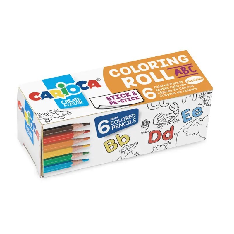 Carioca Rotolo da colorare Mini Abc 85X10CM Carioca Rotolo da colorare Mini Abc 85X10CM