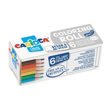 Carioca Rotolo da colorare Mini White 85X10CM