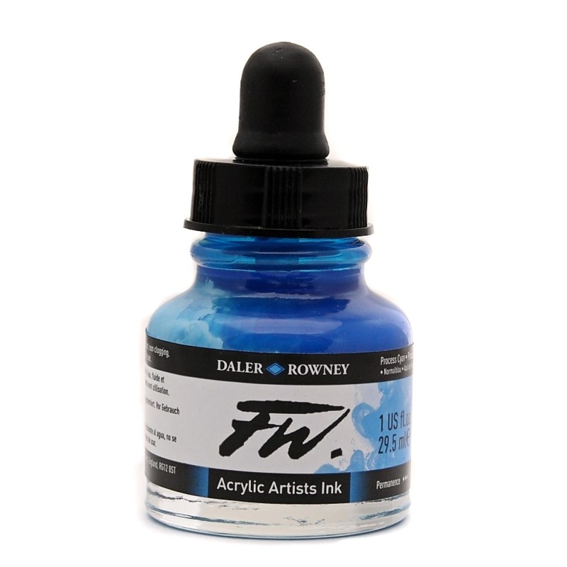 Canson Inchiostro Daler FW Acrilico 29,5ML Ciano Canson Inchiostro Daler FW Acrilico 29,5ML Ciano