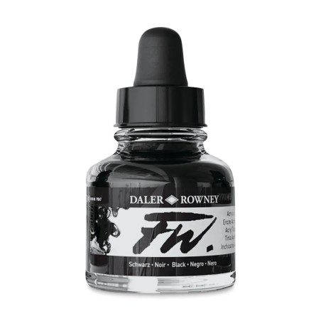 Canson Inchiostro Daler FW Acrilico 29,5ML nero