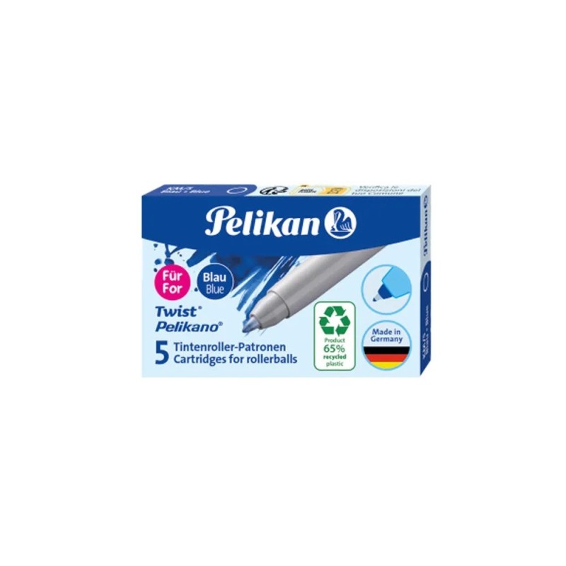 Pelikan Penna a sfera 5 Pezzi blu