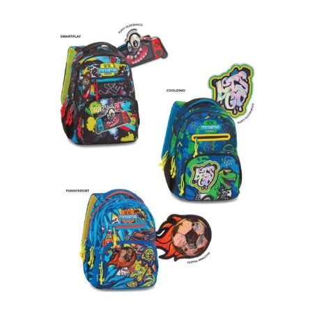 Seven zaino scolastico Mitama New Plus colori assortiti