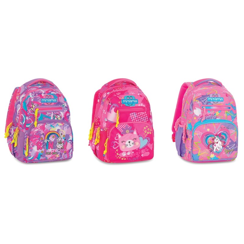 Mitama zaino scolastico New Plus colori assortiti Mitama zaino scolastico New Plus colori assortiti