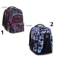 Seven zaino scolastico Mitama Teen Bdbf colori assortiti