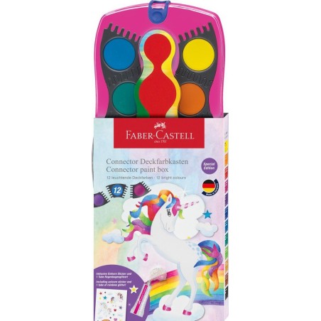 Faber Castell Faber-Castell Connector acquerelli Unicorn 12 co