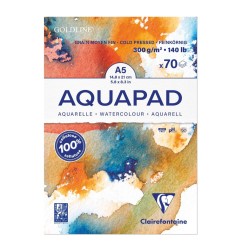 Exaclair Colla Blocco Aquapad A5 300GR 70FG TO Clairefontaine