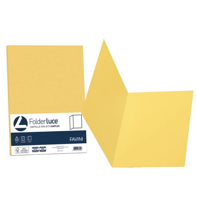 Favini Copertina 50 pz Pannosa Sole 200 gr giallo Favini Copertina 50 pz Pannosa Sole 200 gr giallo