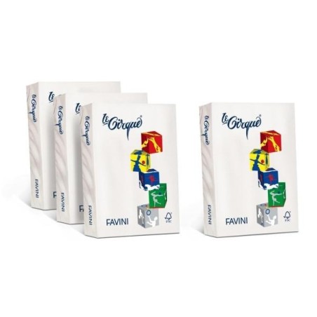 Favini Carta per fotocopie 250 Fogli Colore A4 160GR bianco