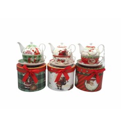 VIMA CANDELE Mug Tea For One Set +piatto Nat