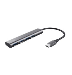 Trust Halyx hub USB-C 4 porte USB-A 3.2 Gen1 alluminio 24948