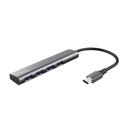 Trust Halyx hub USB-C 4 porte USB-A 3.2 Gen1 alluminio 24948