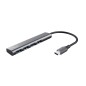 Trust Halyx hub USB-C con 4 porte USB-A 3.2 Gen1 in alluminio 24948