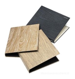 Raccoglitore Riplast Colorosa Wood 4 anelli 30 mm rosa