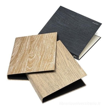 Riplast raccoglitore Colorosa Wood 4 anelli 30 mm rosa