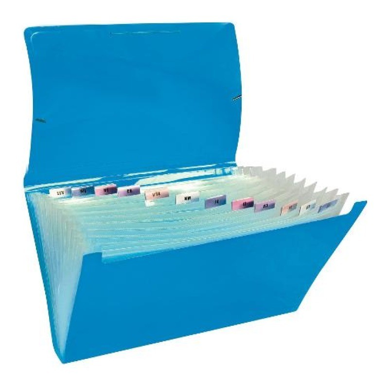 Arda classificatore a soffietto 13 scomparti 26,5 x 13,5 cm Keep Colour Fluo 0239FLU Arda classificatore a soffietto 13 scomparti 26,5 x 13,5 cm Keep Colour Fluo 0239FLU
