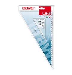 ARDA Squadra da Disegno Serie UNI cm 30 60 Gradi 28830SS