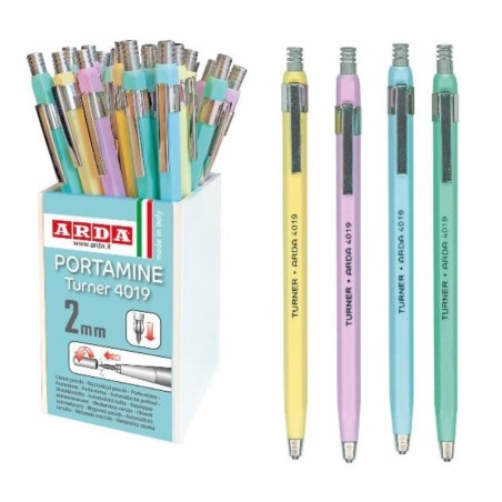 Arda portamine Turner 4019 pastel 2 mm 4019PBAR – barattolo da 20 pezzi