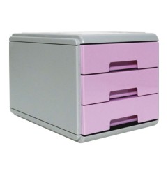 Mini Cassettiera Arda Keep Colour Pastel - 17 x 25,4 x 17,7 cm, Colore Lilla 19P3PPASVI