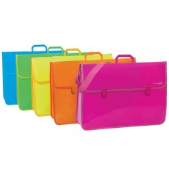 Arda valigetta portadisegni con soffietto 58 x 39,5 cm Keep Colour Fluo 0262PLUS