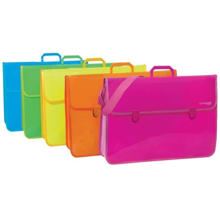 Arda valigetta portadisegni con soffietto 58 x 39,5 cm Keep Colour Fluo 0262PLUS