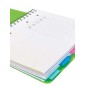Arda quaderno spiralato A5 rigo 120 fogli 80 g con 5 divisori Trascolor 0242FLU Arda quaderno spiralato A5 rigo 120 fogli 80 g con 5 divisori Trascolor 0242FLU