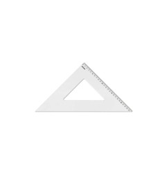 Arda squadra da disegno in alluminio 45° 35 cm 18040