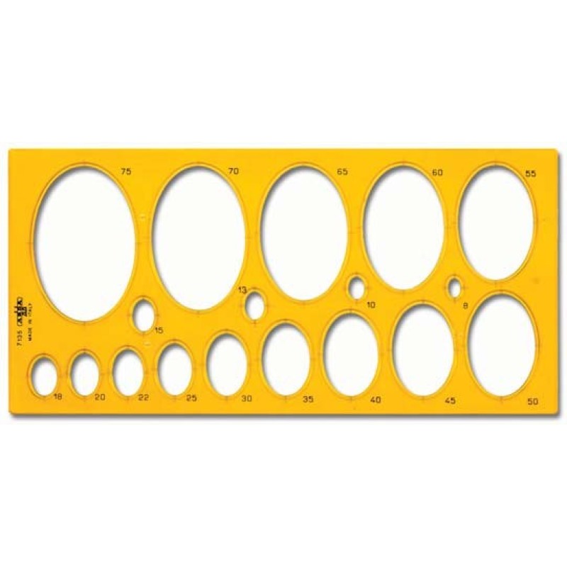 Arda maschera per ellissi mm 8 a 75 in plastica flessibile 7135