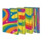 Blasetti One Color Fantafluo cartellina A4 a tre lembi con elastico dorso 12 mm con le grafiche Fantafluo assortite 8127