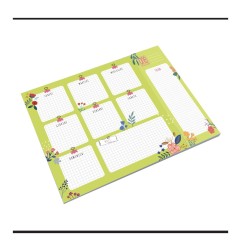 Blasetti One Color weekly planner fantasy A4 collato 54 settimane 80 g 8408
