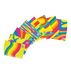 Blasetti One Color Fantafluo maxi quaderni A4 80 g 20+1 fogli rigatura 5M con Jolly Page – confezione 10 pezzi 8122