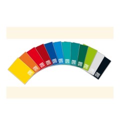 Blasetti One Color quaderno A5 80 g 20+1 fogli rigatura 10M colori assortiti 6241