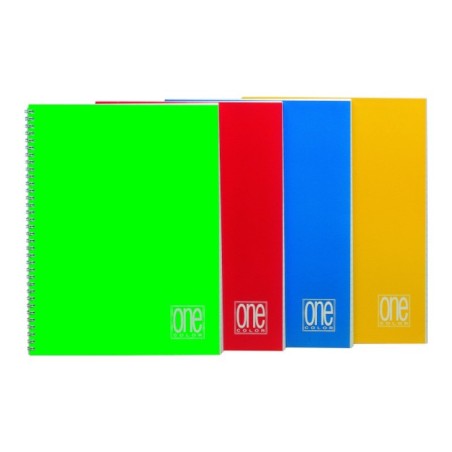Blasetti One Color maxi quaderno con spirale A4 80 g 60 fogli rigatura 10M senza fori 1253
