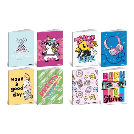 Blasetti Cute Girl maxi quaderni A4 100 g 24+1 fogli rigatura Q – confezione 10 pezzi 9386