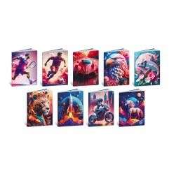 Blasetti Gli Imperdibili A.I. Color Dreams maxi quaderni A4 100 g 24+1 fogli rigatura C – confezione 10 pezzi 9436