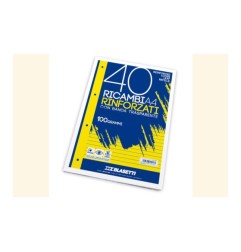 Blasetti ricambi A4 rinforzati 100 g 40 fogli rigatura B 5440