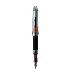 Monteverde Monza ID penna stilografica con fusto trasparente e converter in scatola regalo J036718