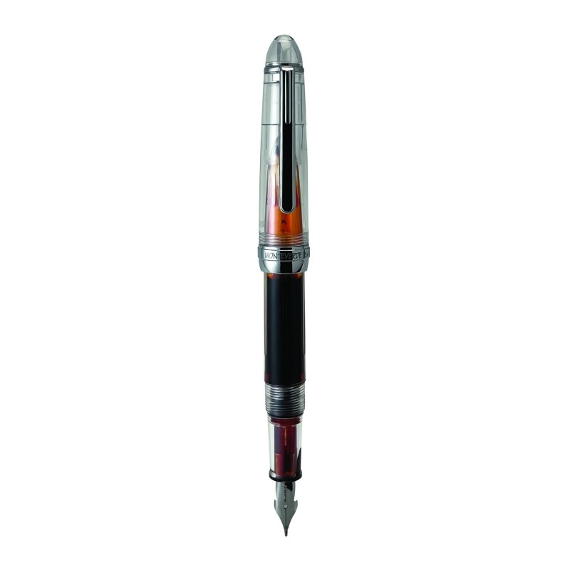 Monteverde Monza ID penna stilografica con fusto trasparente e converter in scatola regalo J036718