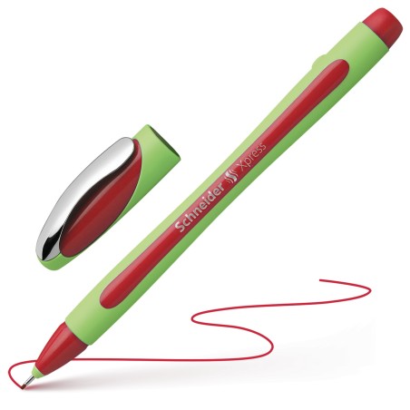 Schneider Xpress fineliner punta in fibra 0,8 mm rosso – confezione 10 pezzi 190002