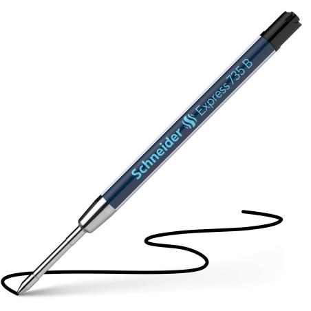Schneider refill Express 735 a sfera formato G2 punta B nero 007371