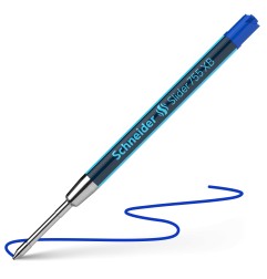 Schneider refill Slider 755 a sfera formato G2 punta XB blu – confezione 10 pezzi 175503