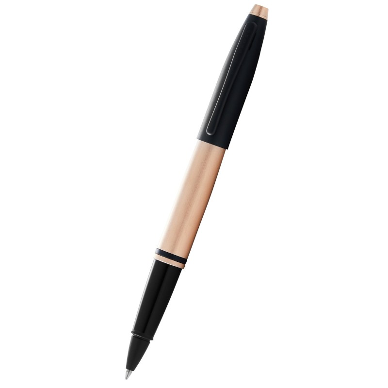 Cross Calais roller oro rosa spazzolato e nero in confezione regalo AT0115-27 Cross Calais roller oro rosa spazzolato e nero in confezione regalo AT0115-27