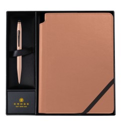 Cross Tech2 set regalo penna a sfera con stilo macchiato e taccuino in confezione regalo E008008