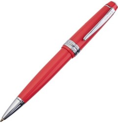 Cross Bailey Light penna a sfera resina rossa con finiture cromate in confezione regalo AT0742-7