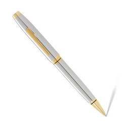 Cross Coventry penna a sfera cromata con finiture dorate in confezione regalo AT0662-2