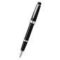 Cross Bailey Light penna stilografica resina nera pennino fine in confezione regalo AT0746-1FS Cross Bailey Light penna stilografica resina nera pennino fine in confezione regalo AT0746-1FS